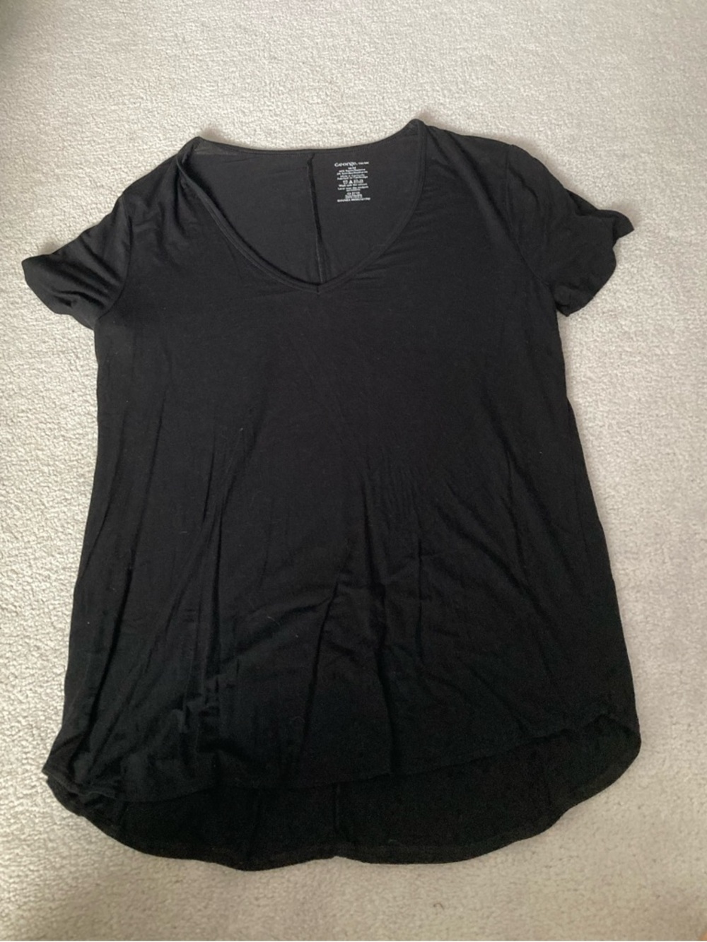 George Black V-Neck Short Sleeve Tee